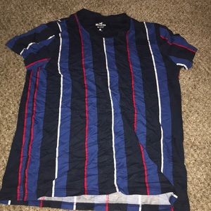 I’m selling a blue Hollister shirt with stripes